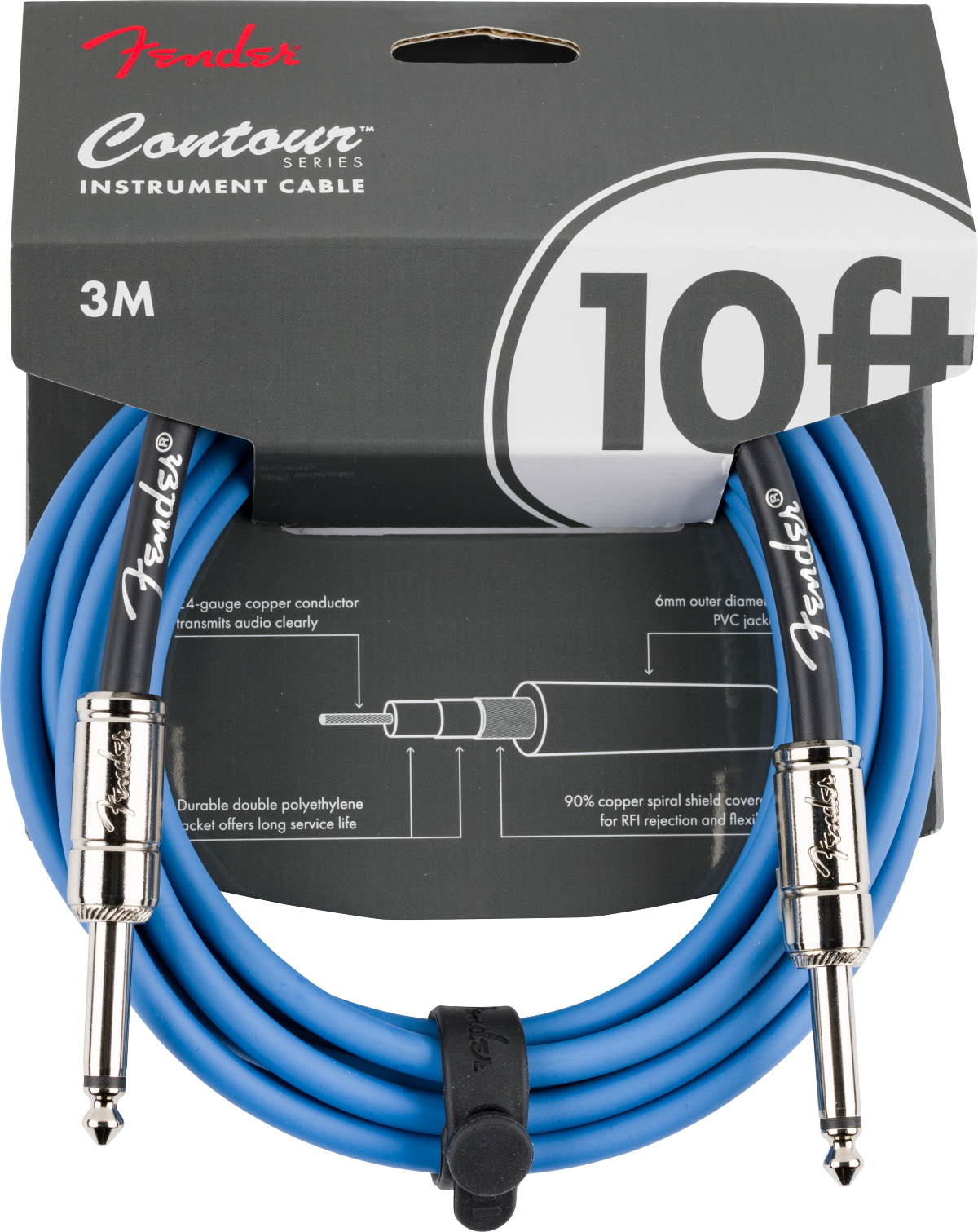 Fender Contour Instrument Cable - Regent Sounds