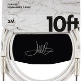 Fender Juanes 10' Instrument Cable, Luna White - Regent Sounds