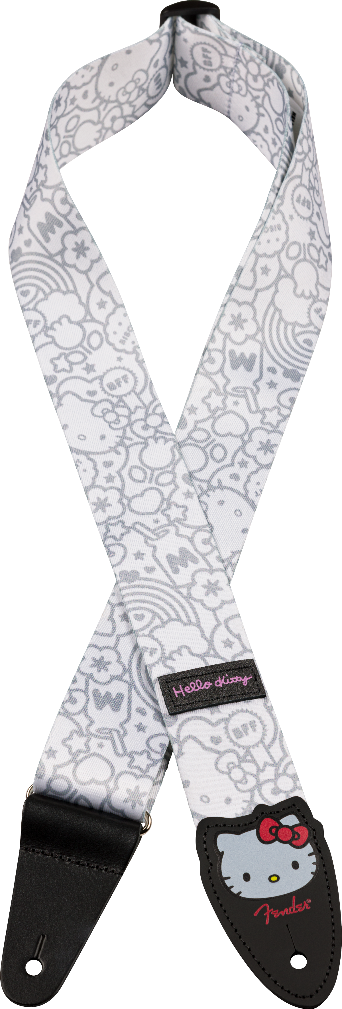 Fender x Hello Kitty White Poly Strap, 2" - Regent Sounds
