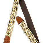 Gretsch G Brand Strap Diamond Brown Ends - Regent Sounds