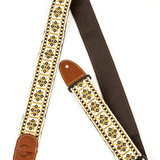 Gretsch G Brand Strap Diamond Brown Ends - Regent Sounds