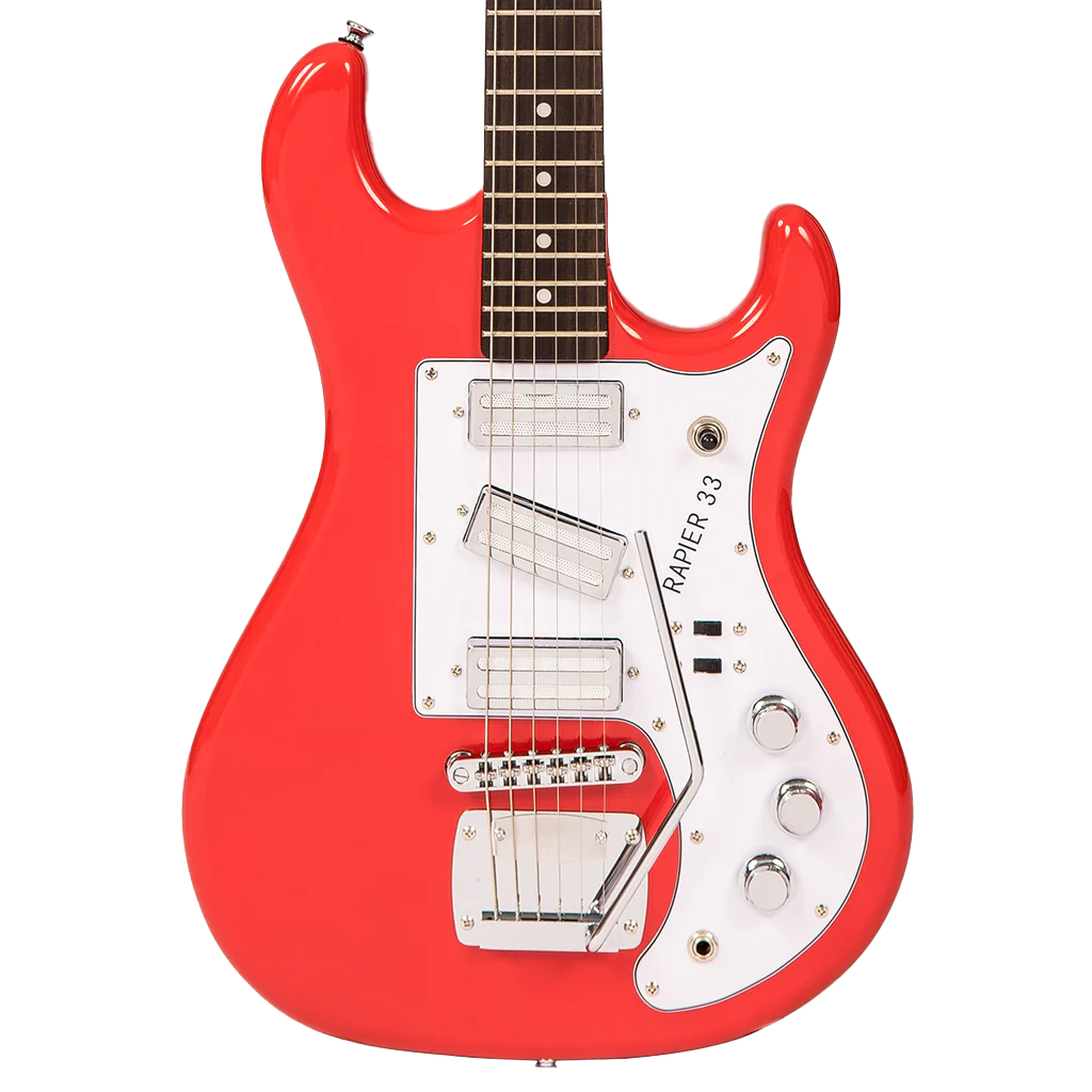 Rapier 33 Electric Guitar, Fiesta Red - Regent Sounds