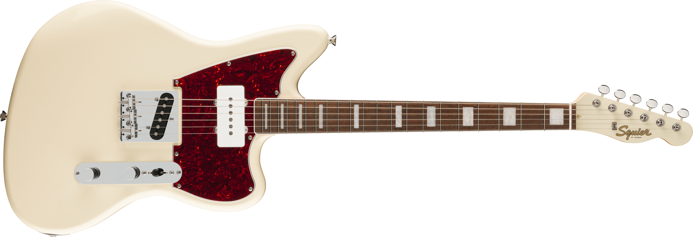 Squier Ltd Paranormal Offset Telecaster, Olympic White - Regent Sounds