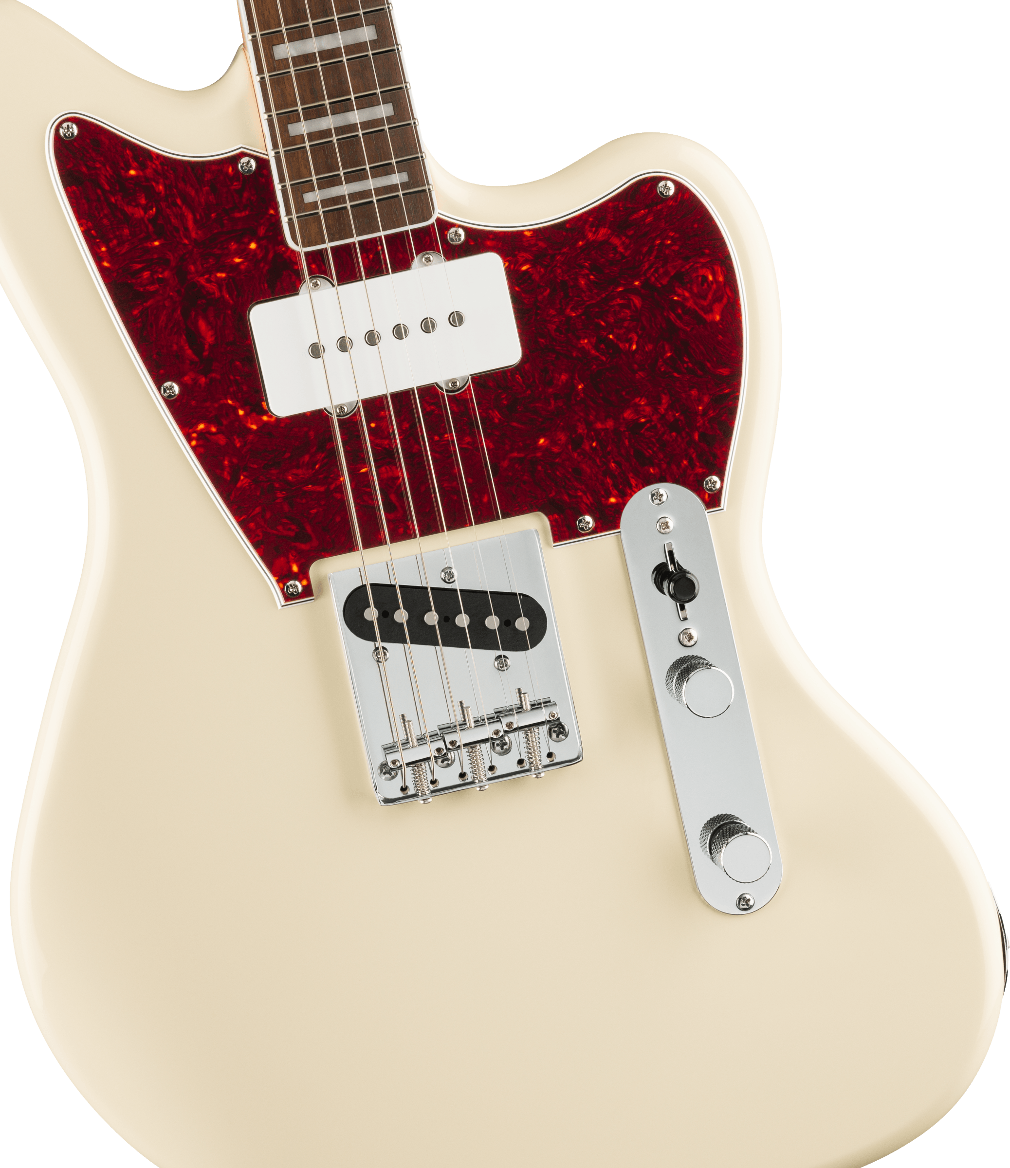 Squier Ltd Paranormal Offset Telecaster, Olympic White - Regent Sounds