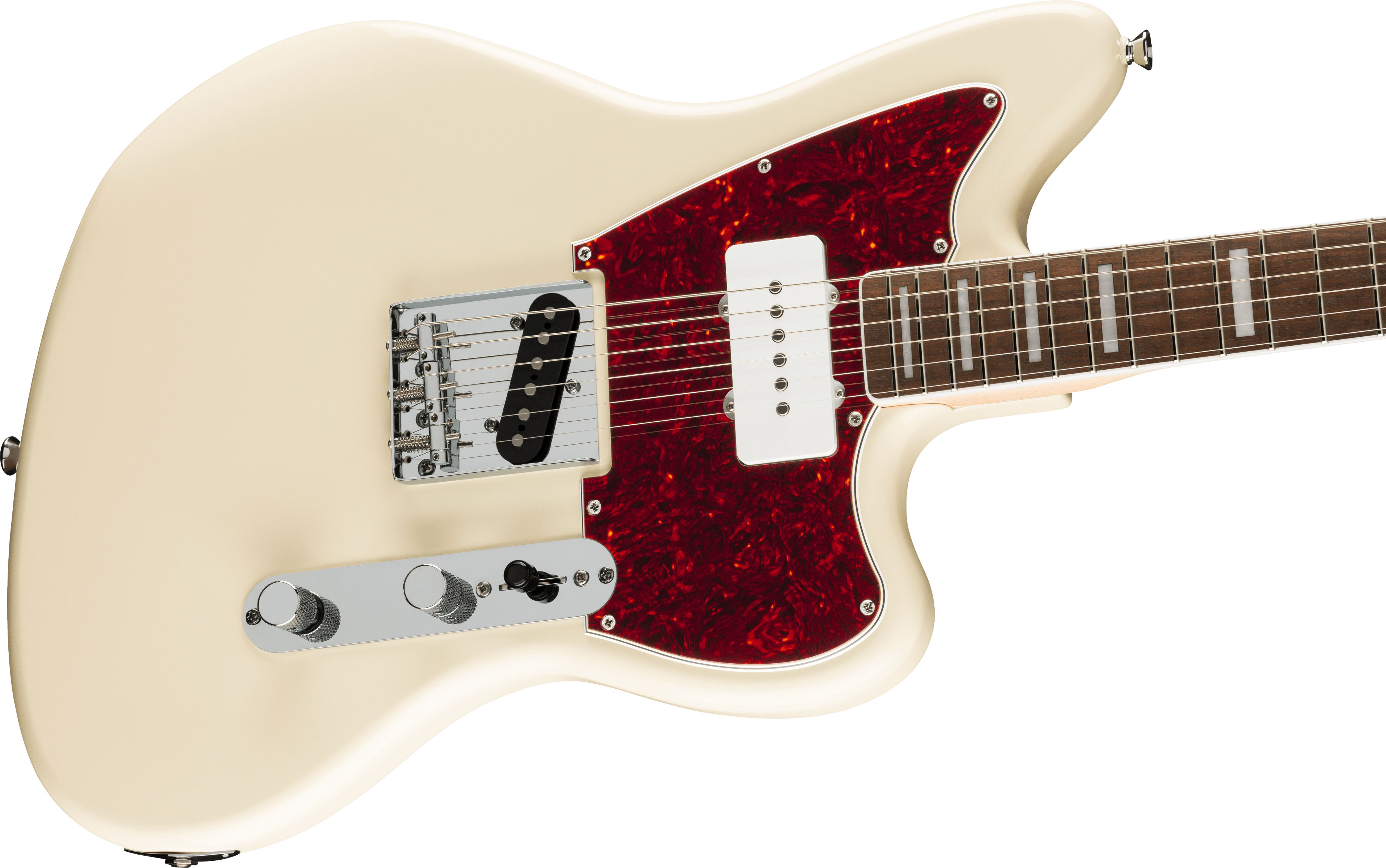 Squier Ltd Paranormal Offset Telecaster, Olympic White - Regent Sounds