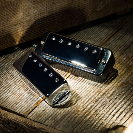 Lollar Mini-Humbucker Neck, Nickel Pickguard Mount - No Ring - Regent Sounds
