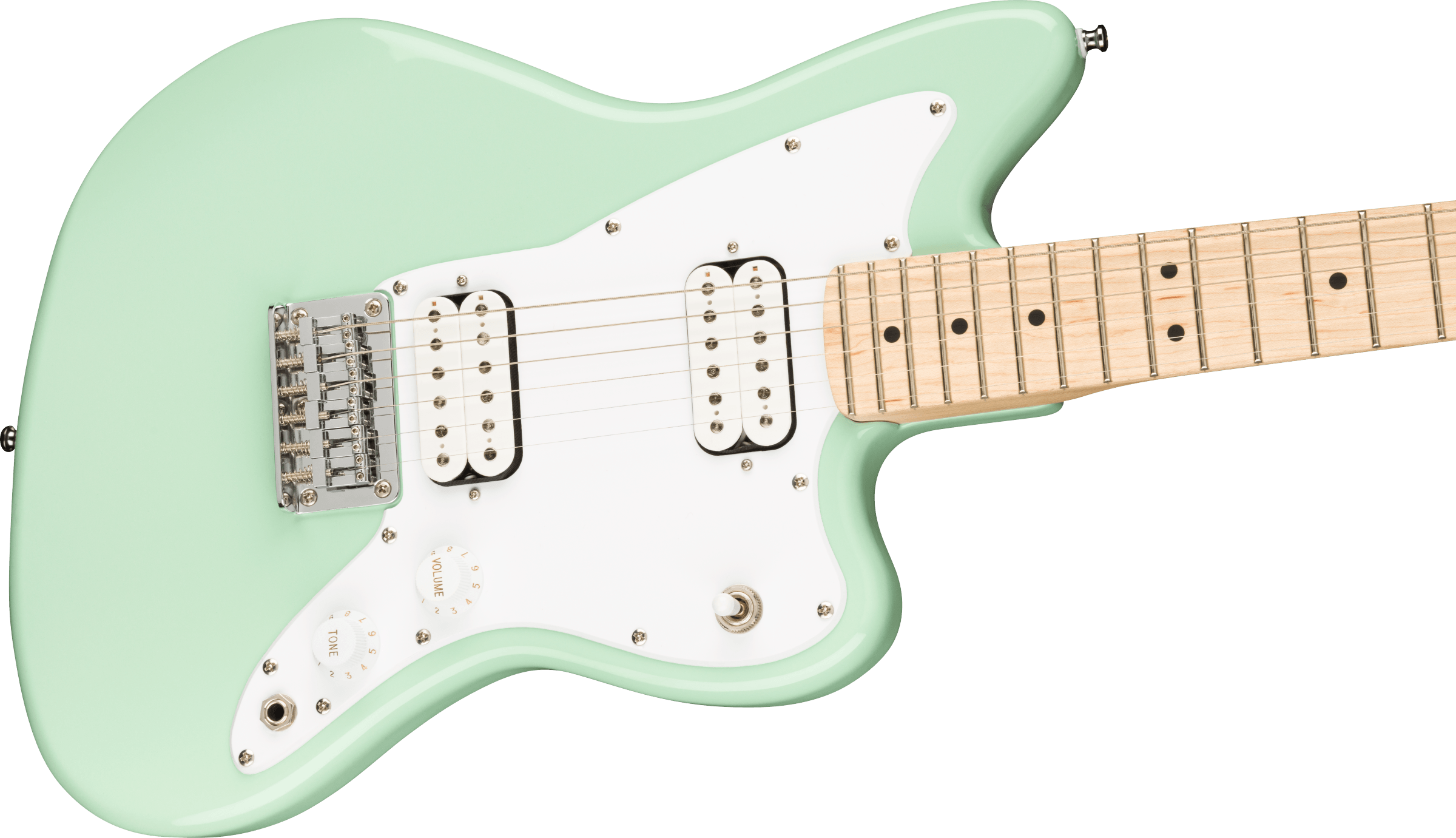 Squier Mini Jazzmaster HH Surf green - Regent Sounds