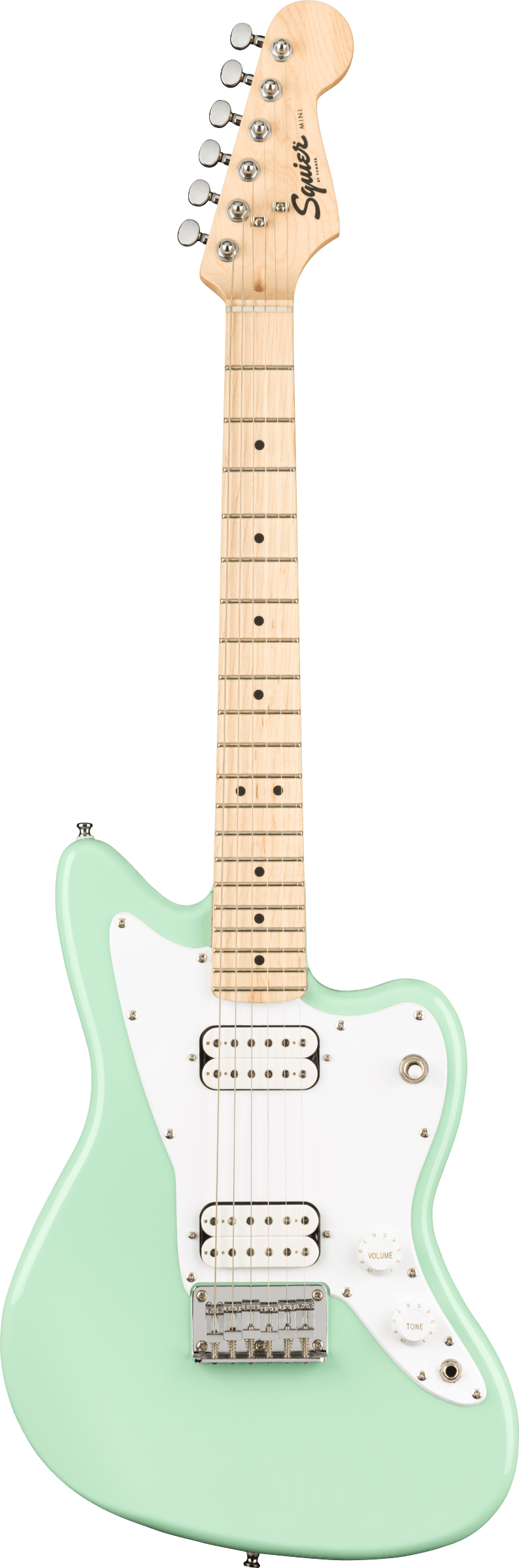 Squier Mini Jazzmaster HH Surf green - Regent Sounds
