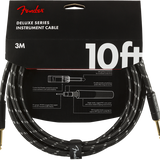Fender Deluxe Series 10ft Straight Cable Black Tweed - Regent Sounds