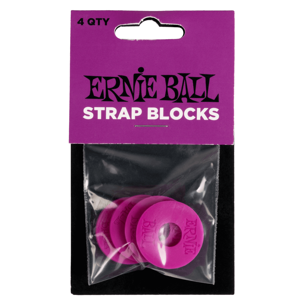 Ernie Ball Strap Blocks 4pk Regent Sounds