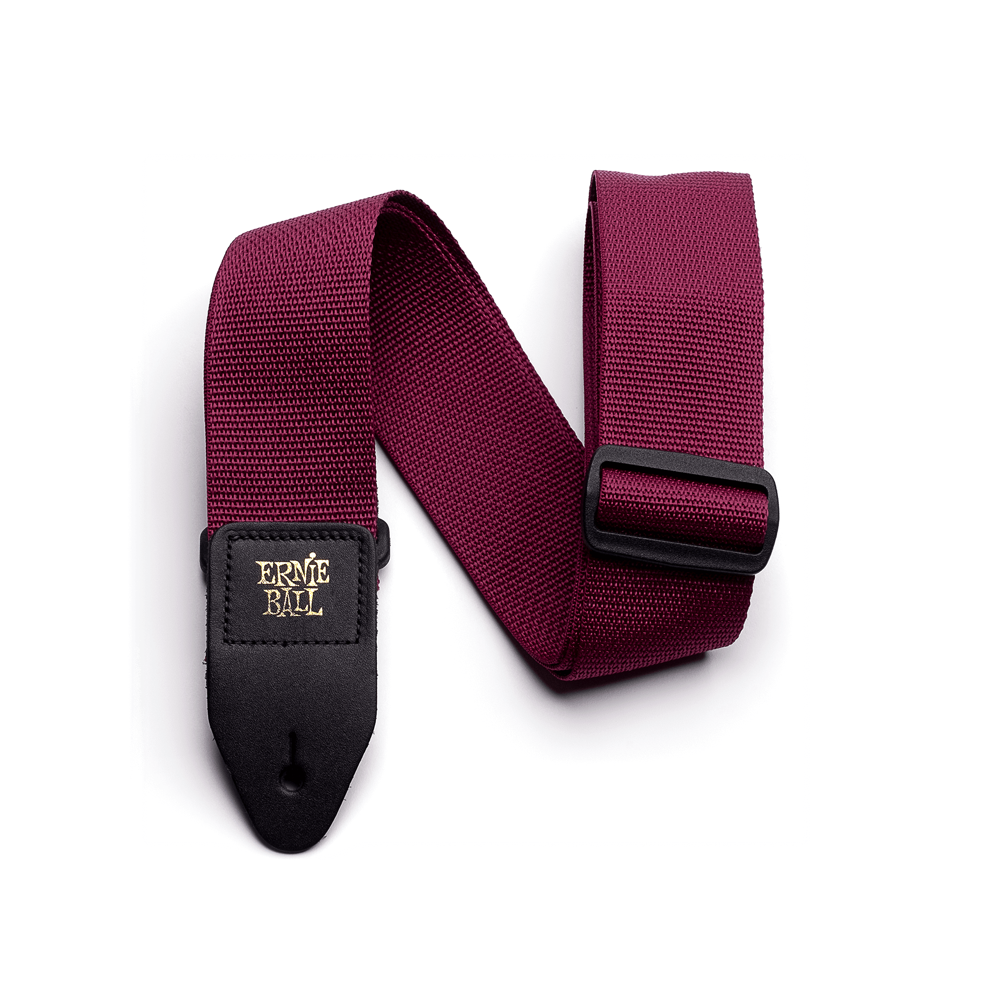 Ernie Ball Poly Strap Burgundy - Regent Sounds