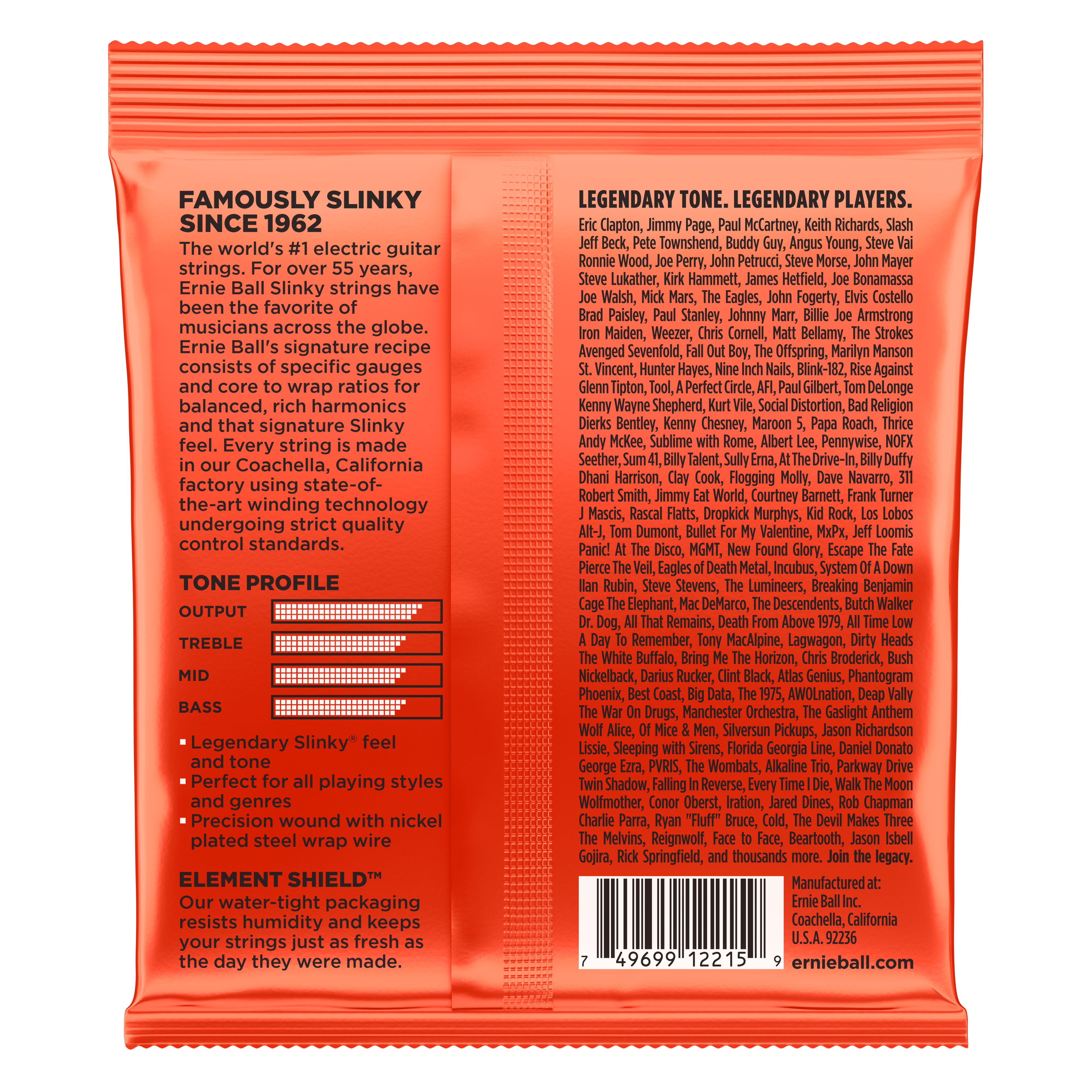 Ernie Ball Skinny Top Heavy Bottom 10-52 - Regent Sounds