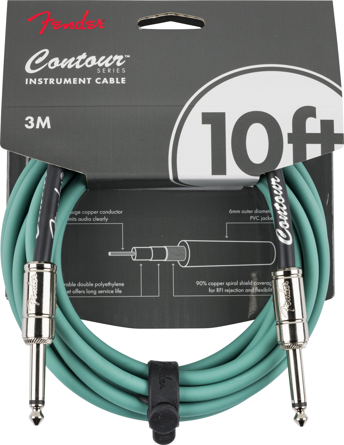 Fender Contour Instrument Cable - Regent Sounds