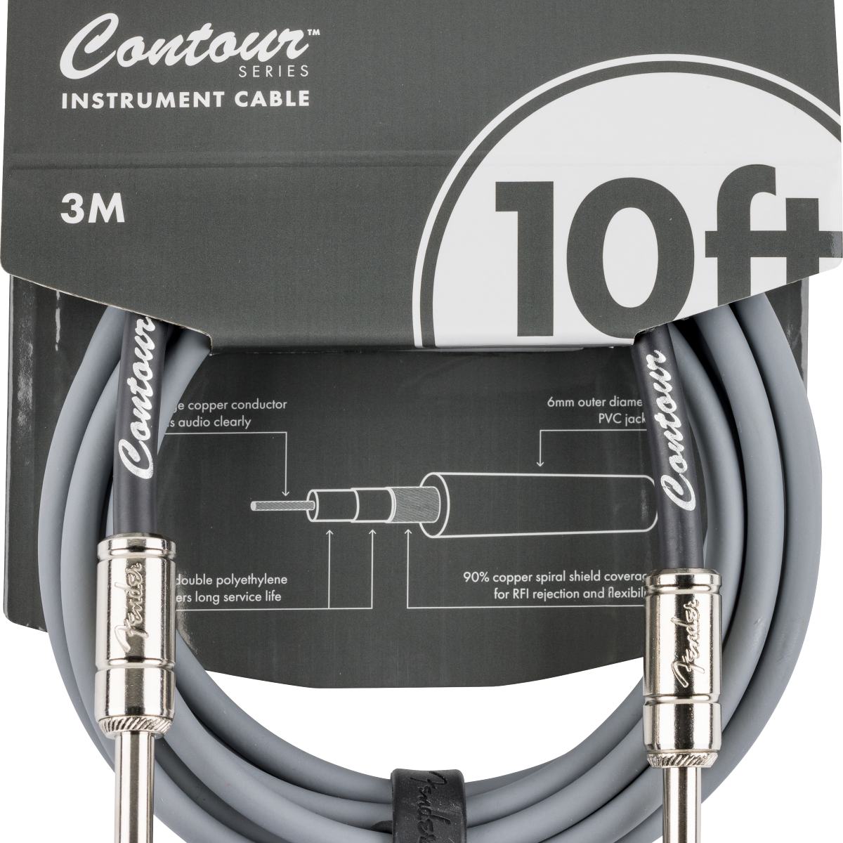 Fender Contour Instrument Cable - Regent Sounds