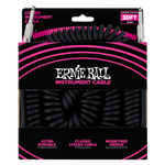 Ernie Ball Coil Cable Black 30ft - Regent Sounds