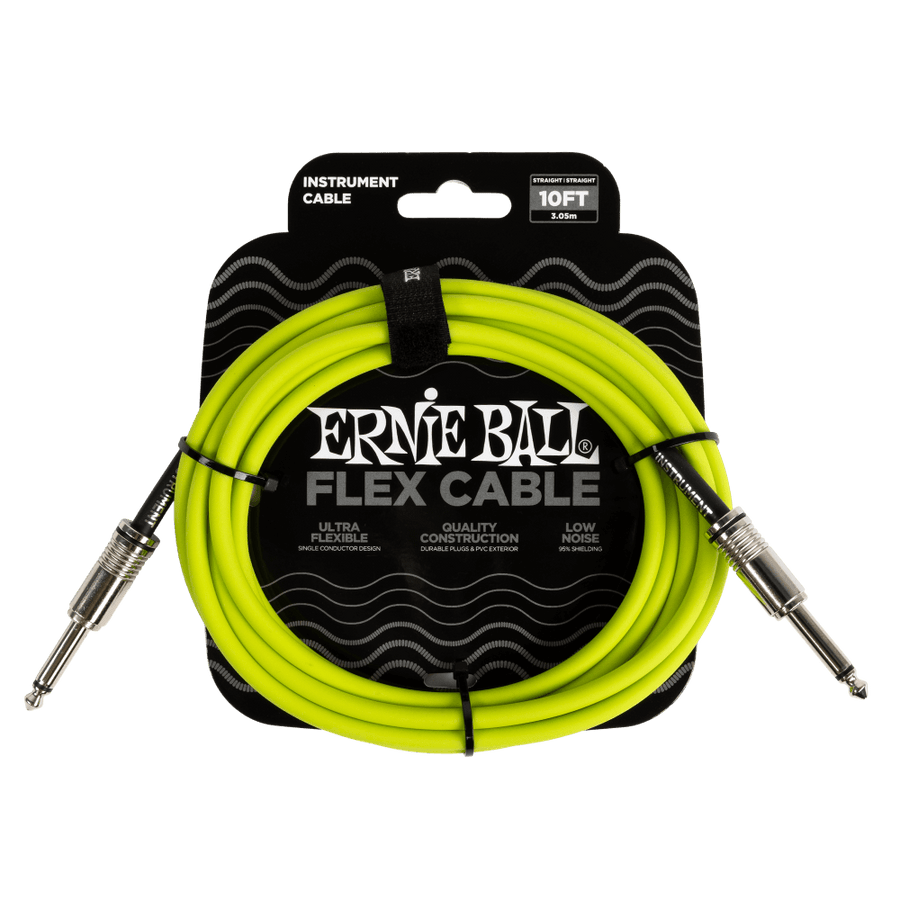 Ernie Ball Flex 10ft - Green - Regent Sounds
