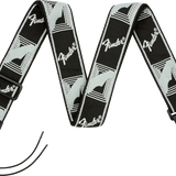 Fender 2" Monogrammed Strap Black/Light Grey/Dark Grey - Regent Sounds