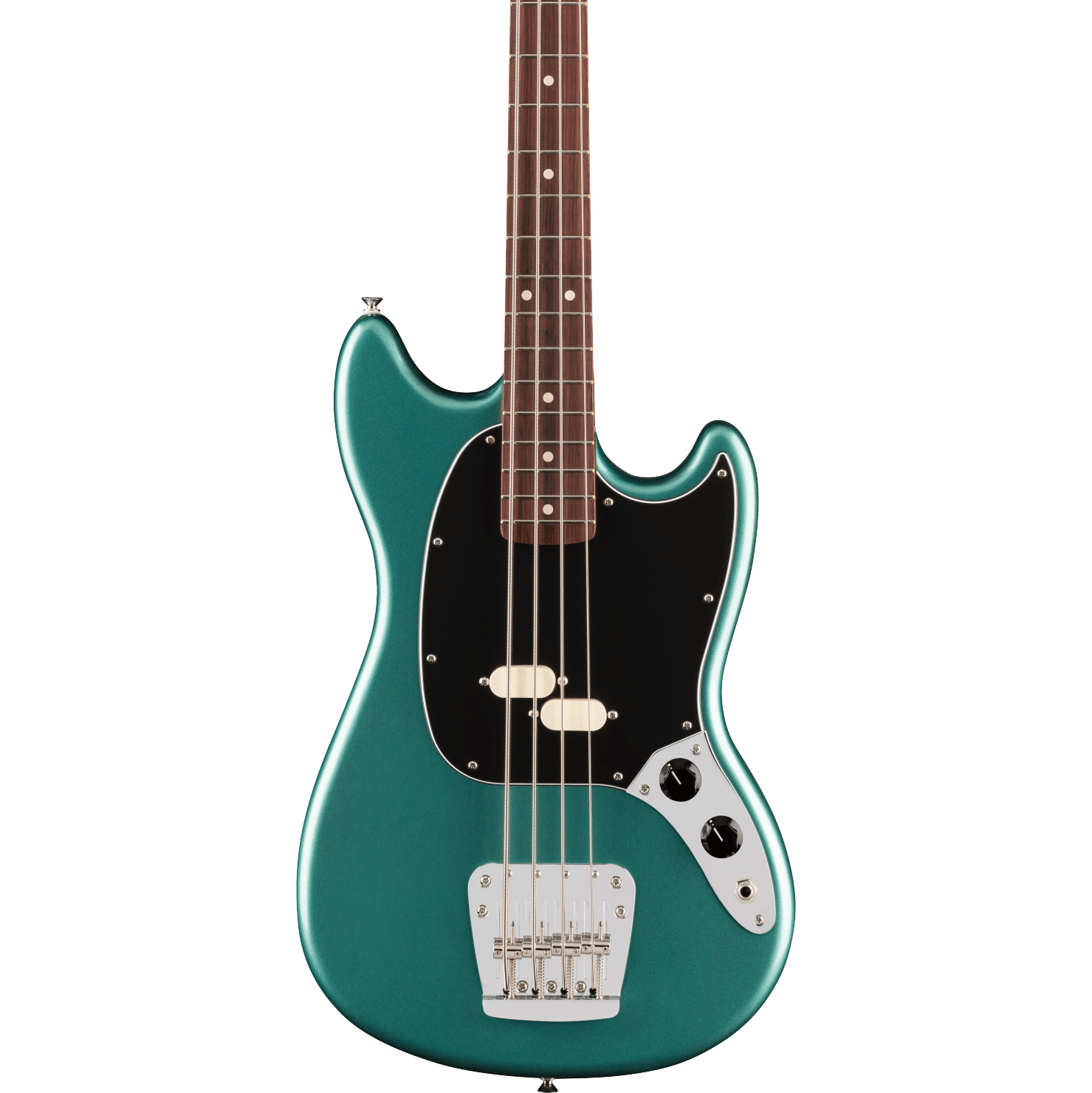 Fender American Professional Classic Mustang Bass, Faded Sherwood Green Metallic - Regent Sounds