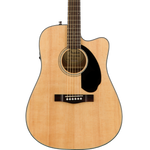 Fender CD-60SCE Dreadnought, Walnut Fingerboard, Natural - Regent Sounds