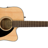 Fender CD-60SCE Dreadnought, Walnut Fingerboard, Natural - Regent Sounds