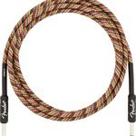 Fender Festival Instrument Cable, Straight/Straight, 10', Pure Hemp, Rainbow Regent Sounds