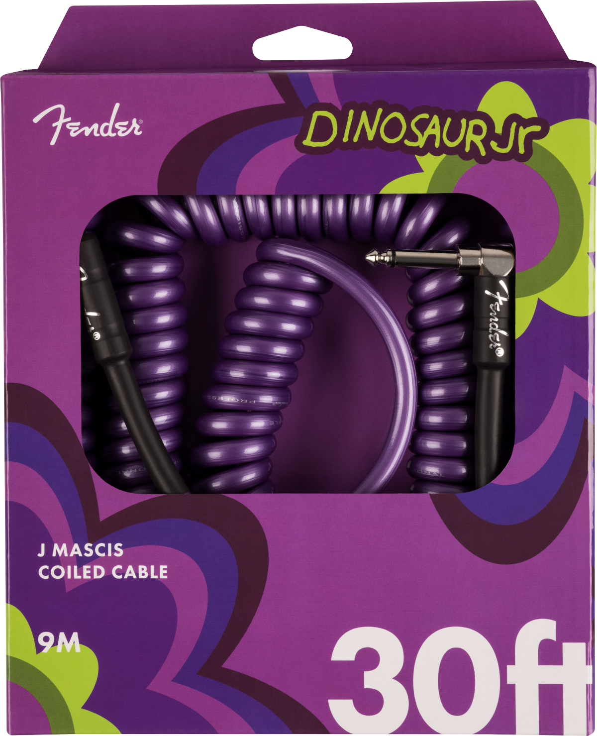 Fender J Mascis Coil Cable, 30' Purple - Regent Sounds