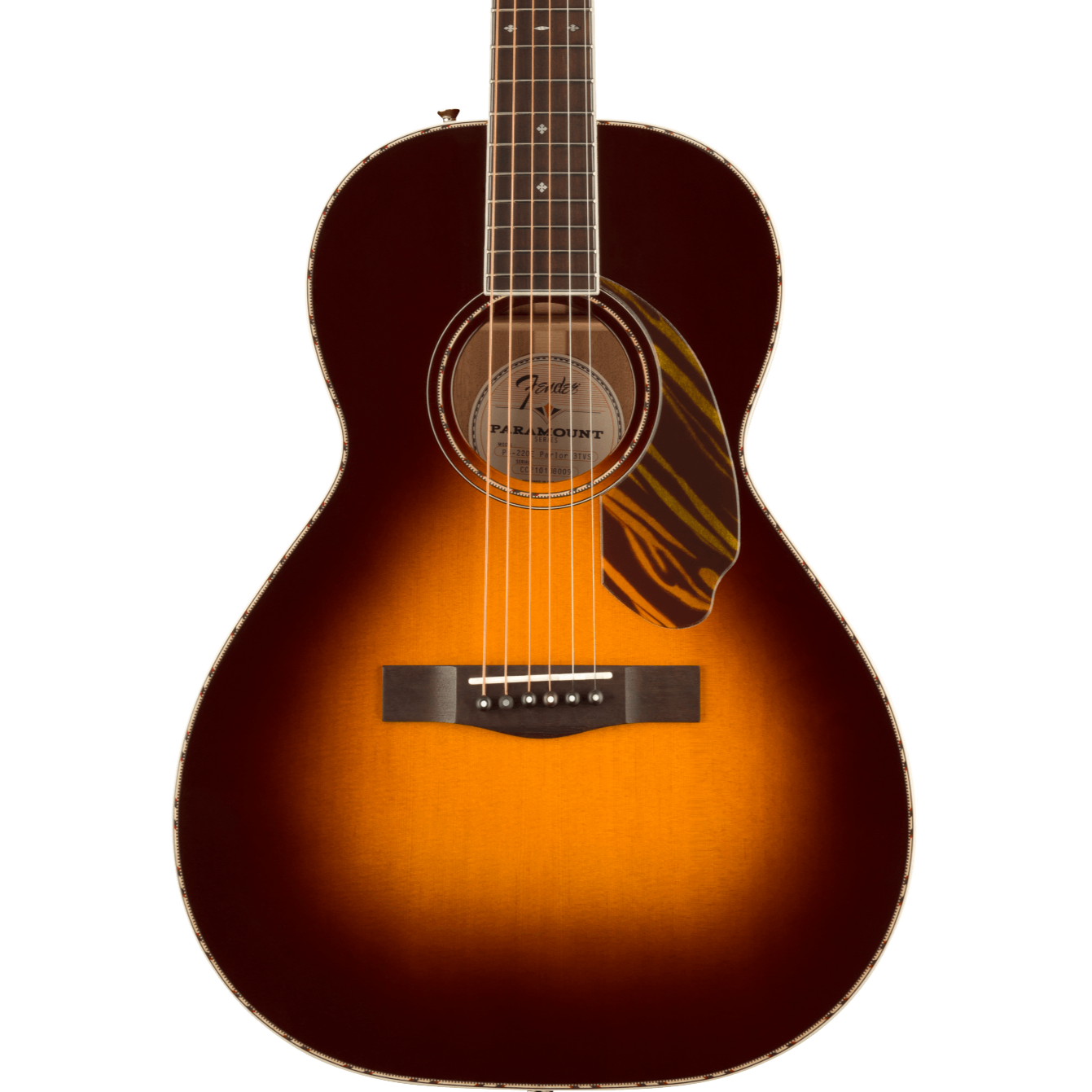 Fender PS-220E Parlor, 3-Colour Vintage Sunburst - Regent Sounds