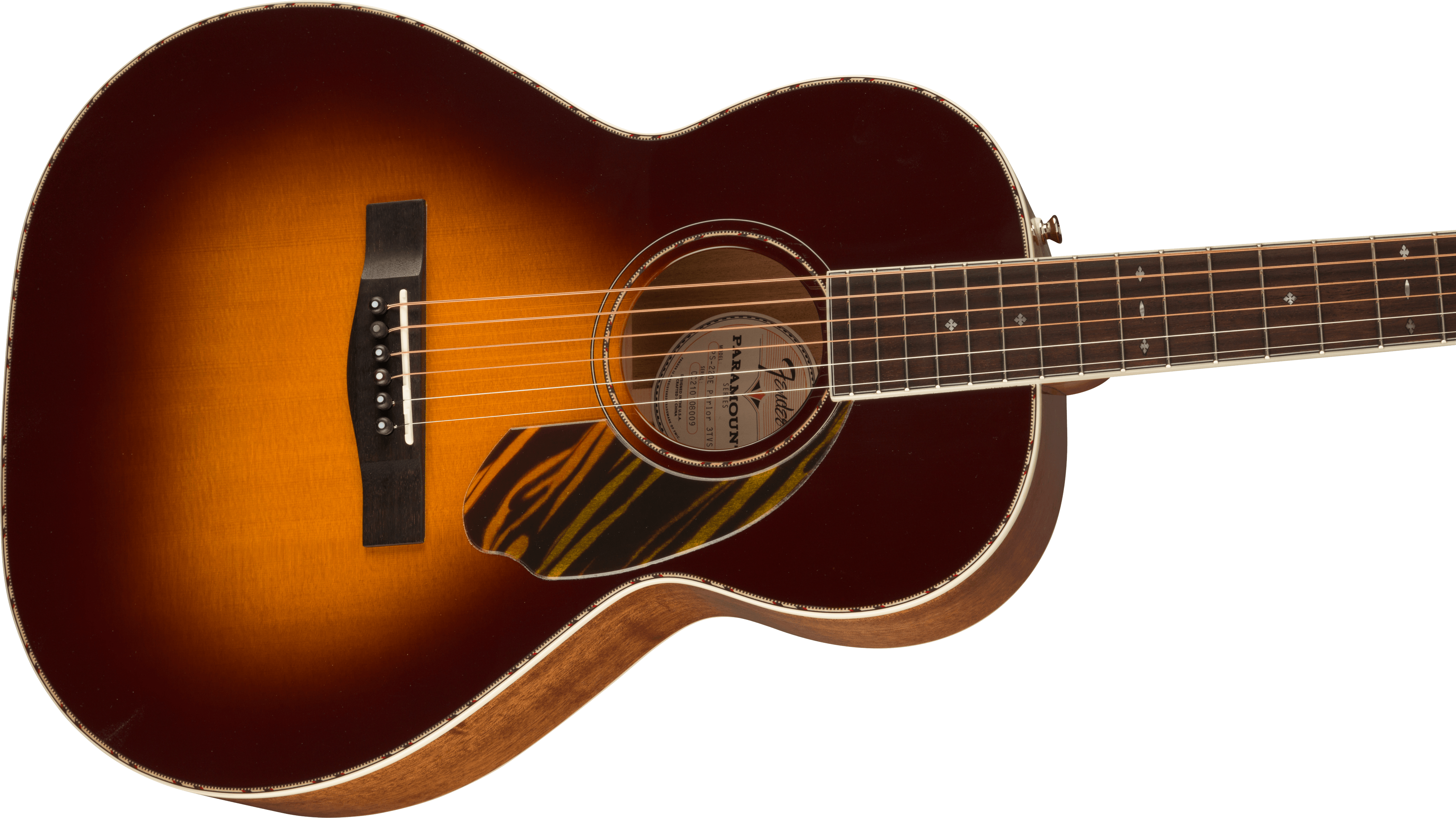 Fender PS-220E Parlor, 3-Colour Vintage Sunburst - Regent Sounds