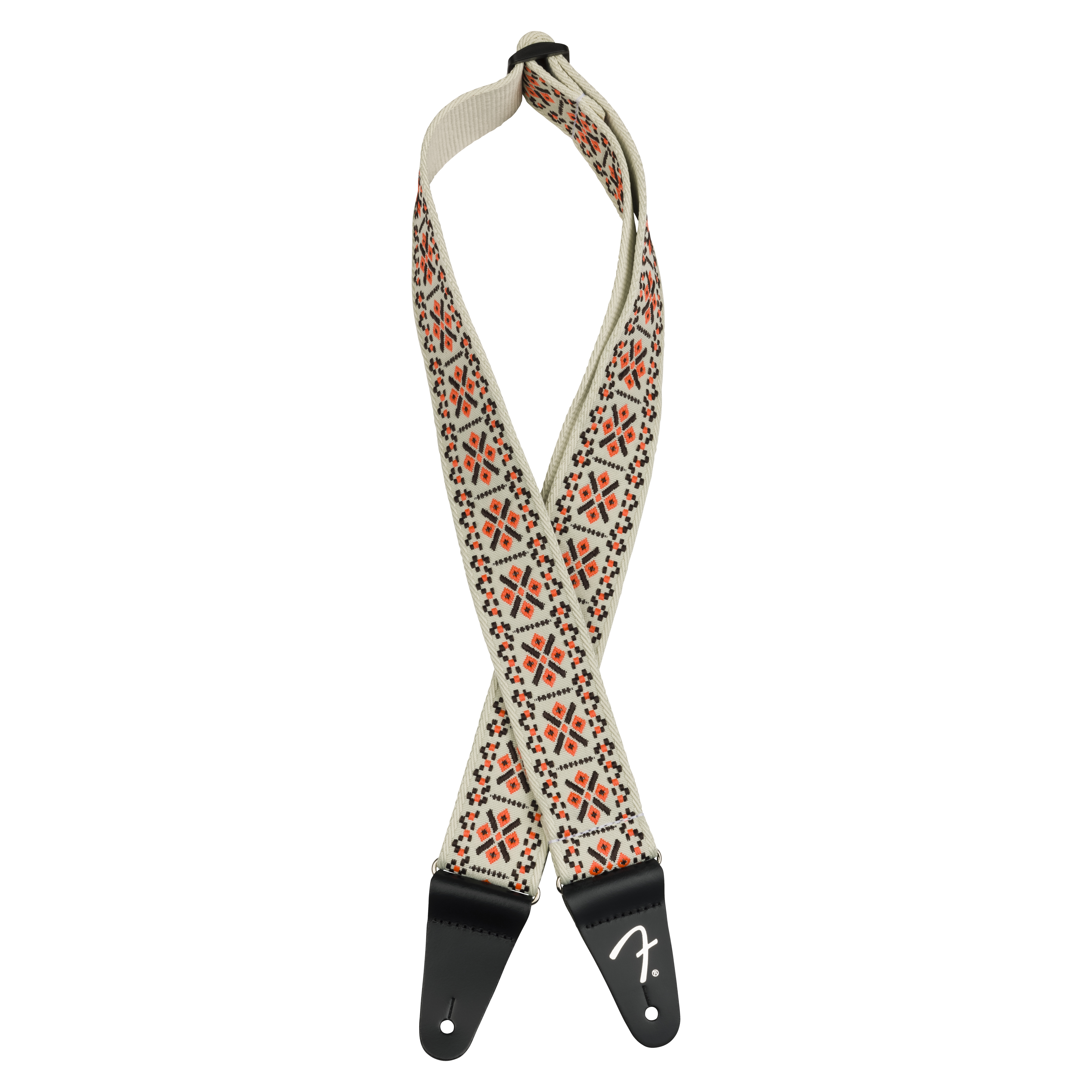 Fender Pasadena Woven Strap, Lattice Orange - Regent Sounds