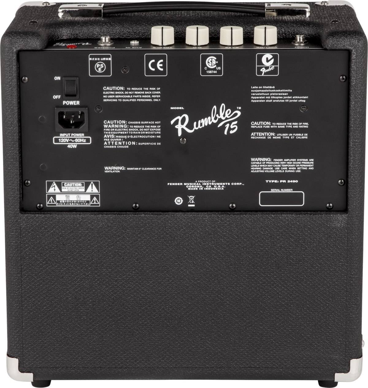 Fender Rumble 15 V3 - Regent Sounds