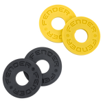 Fender Strap Blocks Third Man Records, 2 x Black and 2 x Yellow - Regent Sounds