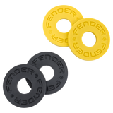 Fender Strap Blocks Third Man Records, 2 x Black and 2 x Yellow - Regent Sounds