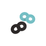 Fender Strap Blocks, 4-Pack, Black and Daphne Blue - Regent Sounds
