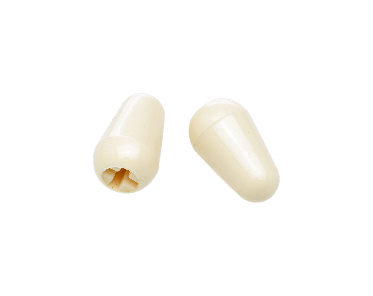 Fender Stratocaster Switch Tips, Aged White - Regent Sounds