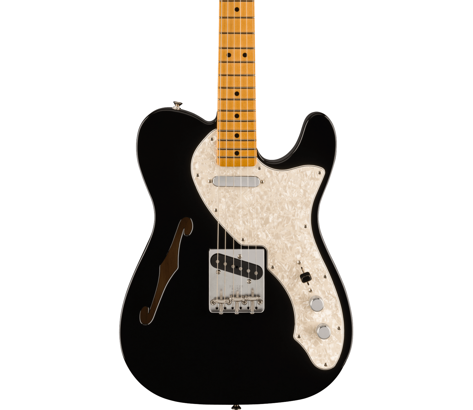 Fender Vintera II '60s Telecaster Thinline, Maple Fingerboard, Black - Regent Sounds