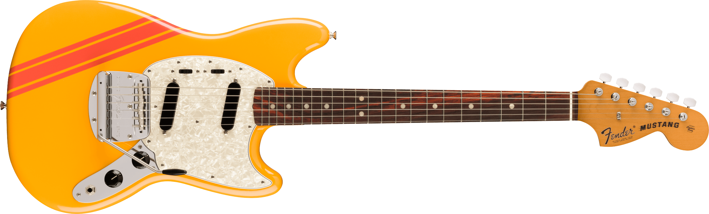 Fender Vintera II '70s Competition Mustang, Rosewood Fingerboard, Competition Orange - Regent Sounds