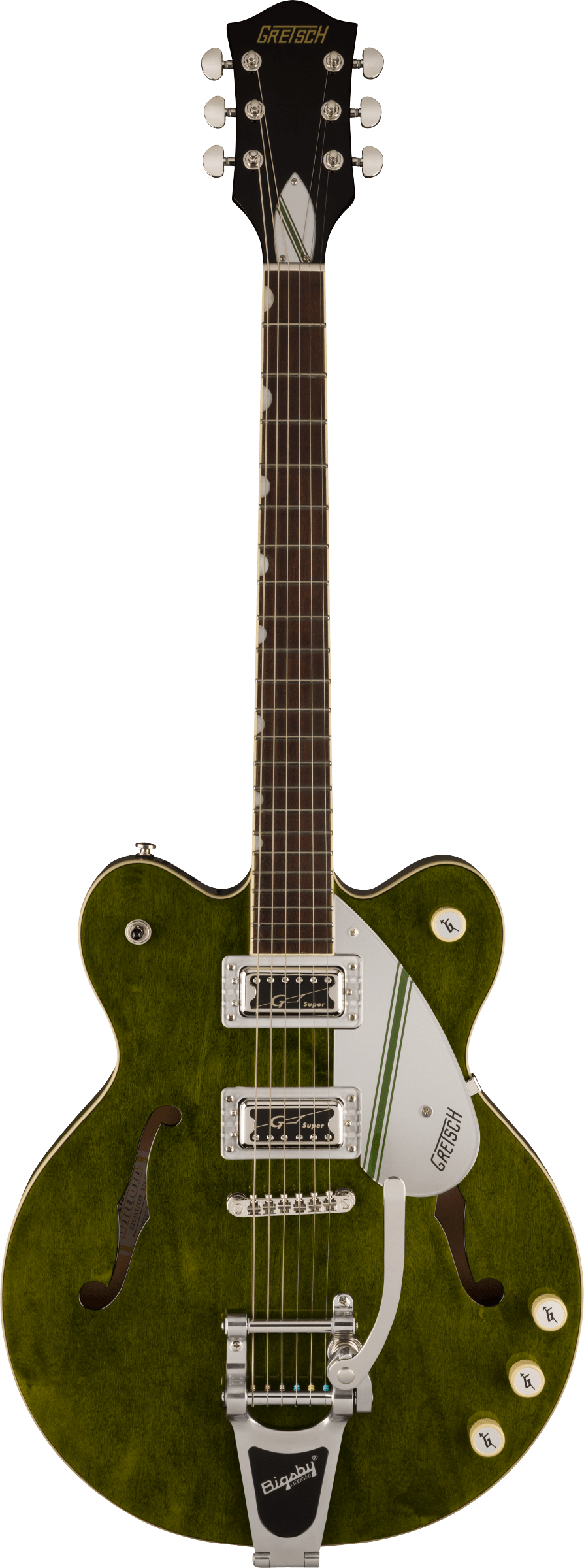 Gretsch G2604T Limited Edition Streamliner Rally II Center Block with Bigsby, Rally Green Stain - Regent Sounds