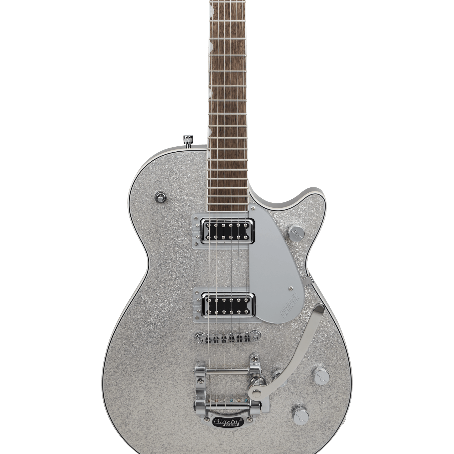 Gretsch G5230T Electromatic Sparkle Jet FT Single-Cut with Bigsby, Silver Sparkle - Regent Sounds