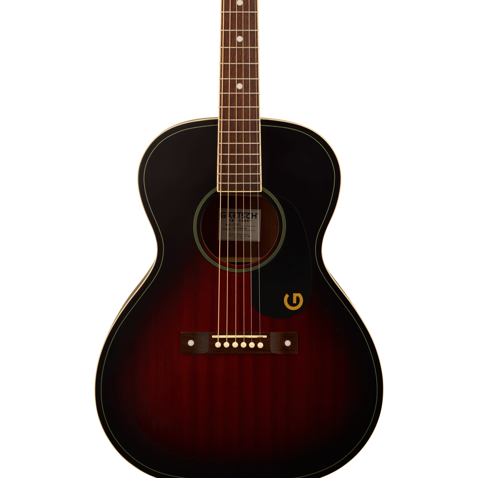 Gretsch Jim Dandy Concert, Deep Cherry Burst - Regent Sounds