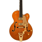 Gretsch Synchromatic Nashville Hollow Body Single-Cut with Bigsby, Ebony Fingerboard, 50's Orange Stain - Regent Sounds