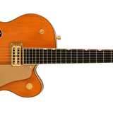 Gretsch Synchromatic Nashville Hollow Body Single-Cut with Bigsby, Ebony Fingerboard, 50's Orange Stain - Regent Sounds