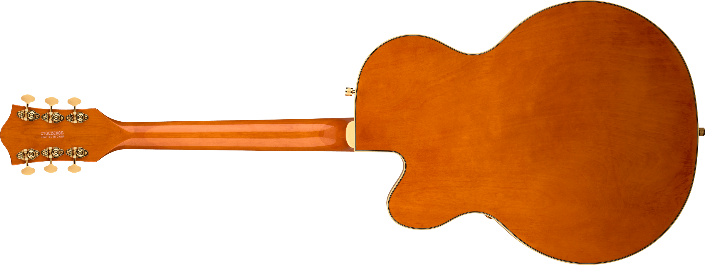 Gretsch Synchromatic Nashville Hollow Body Single-Cut with Bigsby, Ebony Fingerboard, 50's Orange Stain - Regent Sounds