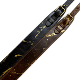 Leathergraft FAB Gold Splatter Roadworn Strap - Regent Sounds