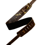 Leathergraft FAB Gold Splatter Roadworn Strap - Regent Sounds