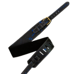 Leathergraft FAB Blue Splatter Roadworn Strap - Regent Sounds