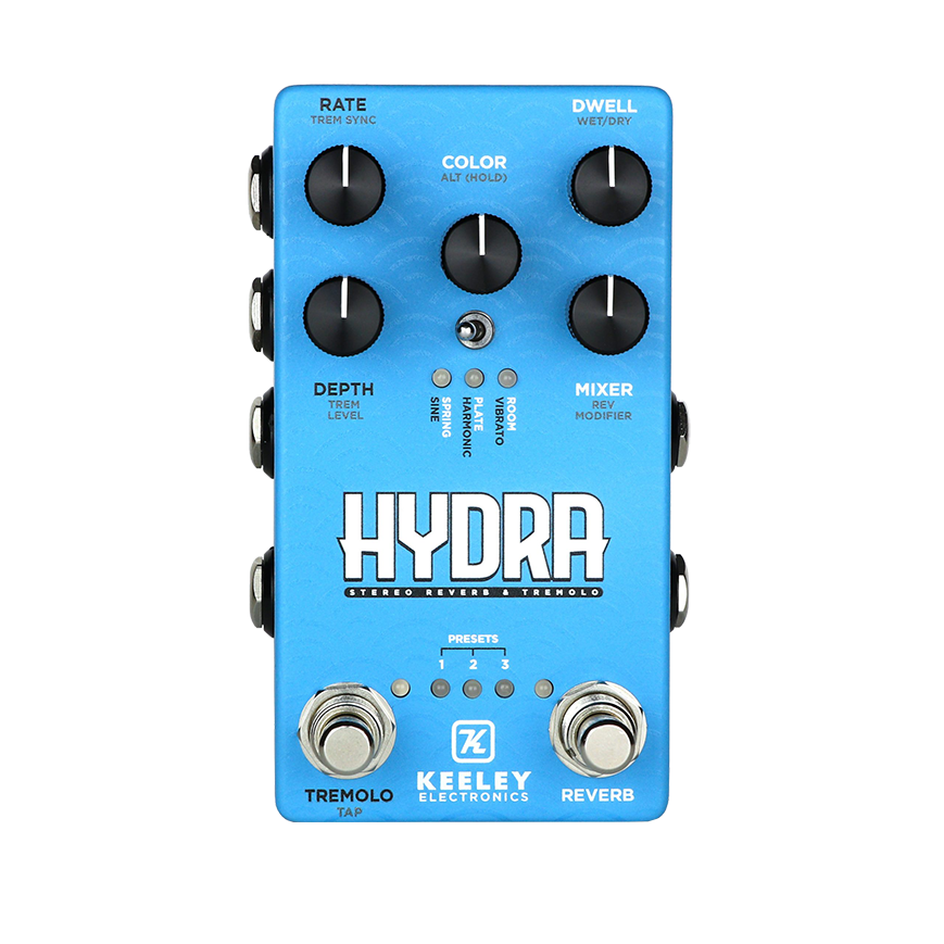 Keeley Hydra Stereo Reverb and Tremolo - Regent Sounds