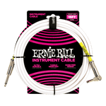 Ernie Ball PVC Straight/Angle 15FT - White - Regent Sounds