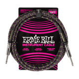 Ernie Ball Braided Straight/Straight 10FT - Purple Python - Regent Sounds