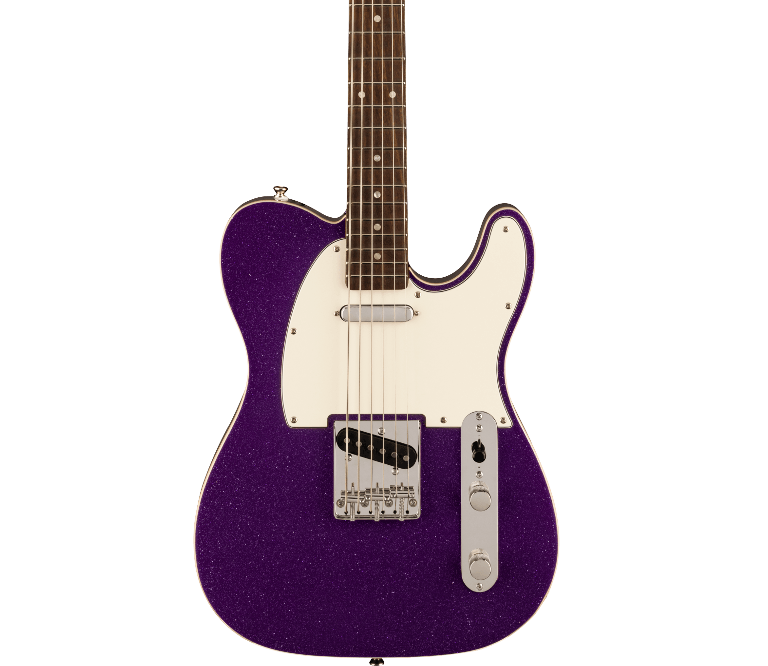 Squier Classic Vibe Baritone Custom Telecaster, Purple Sparkle - Regent Sounds