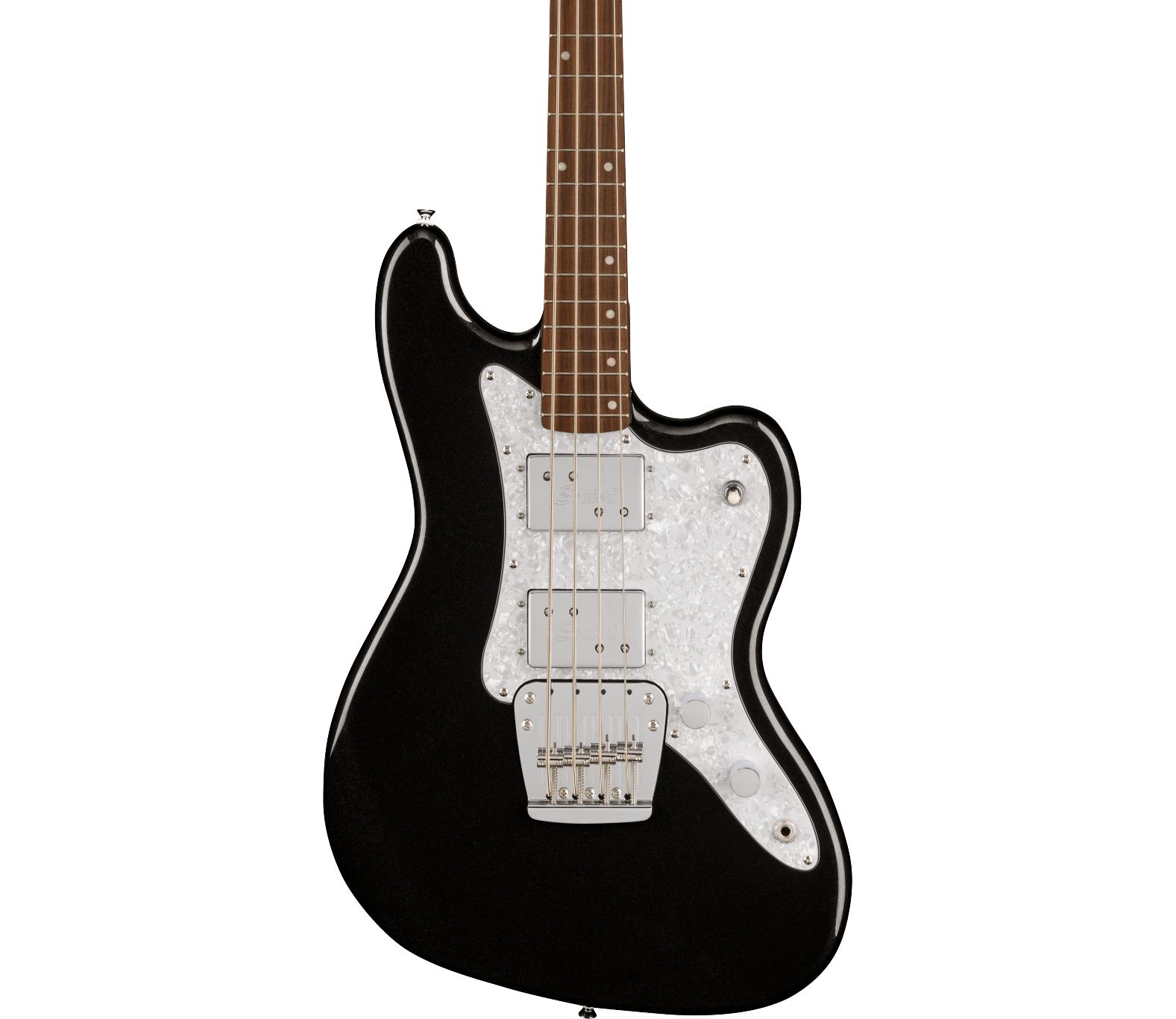 Squier Paranormal Rascal Bass HH, Metallic Black - Regent Sounds